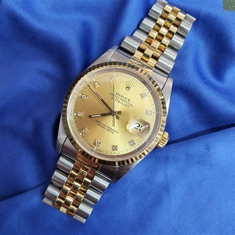 rolex oyster perpetual 14203|rolex 16233 diamond bezel.